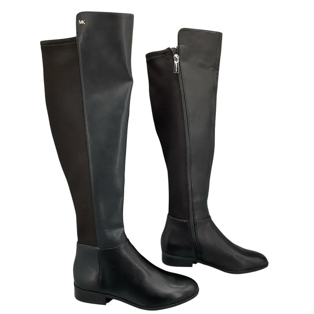 NEW Michael Kors Women’s Bromley Over the Knee Boots Black Size 5.5M